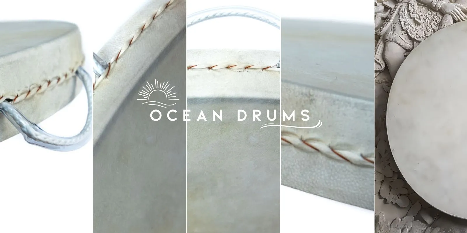 Ocean drum buatan tangan dengan pola alami