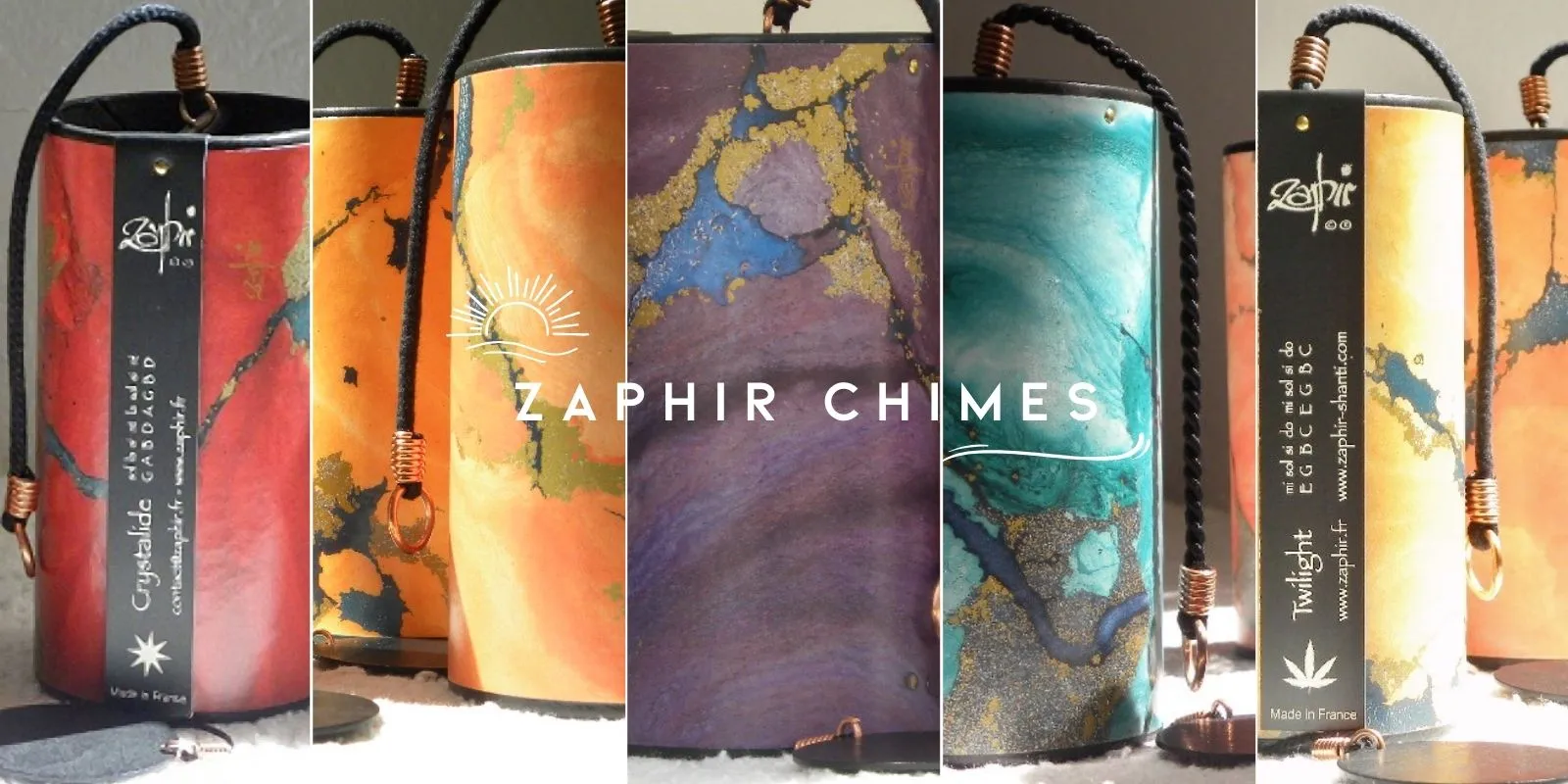 Zaphir chimes dalam berbagai tuning