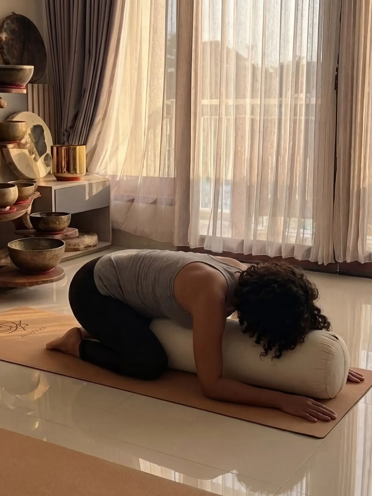 Private Yin Yoga & Sound Bath session at Ayutyas Bali